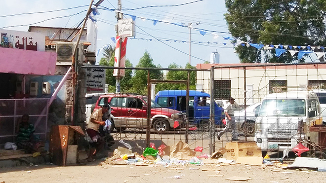 البوابة الفرعية المؤدية لمركز الطوارئ والحوادث البوابة الفرعية المؤدية لمركز الطوارئ والحوادث